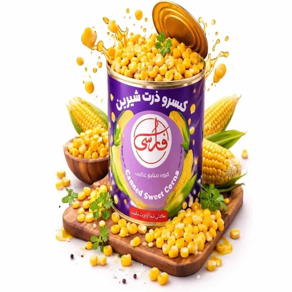 تصویر 3 از کنسرو ذرت فارسی همراه طعم اصیل ذرت شیرین